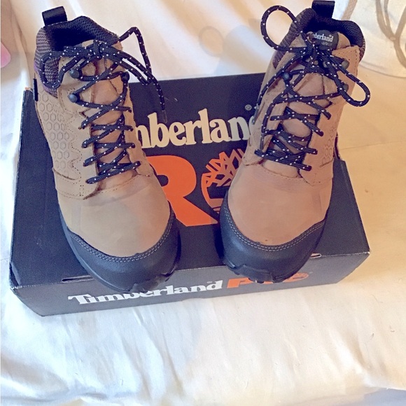 Timberland Pro Reaxion Waterproof Women Shoes Composite Safety Toe Hike 6.5 New - Picture 2 of 4